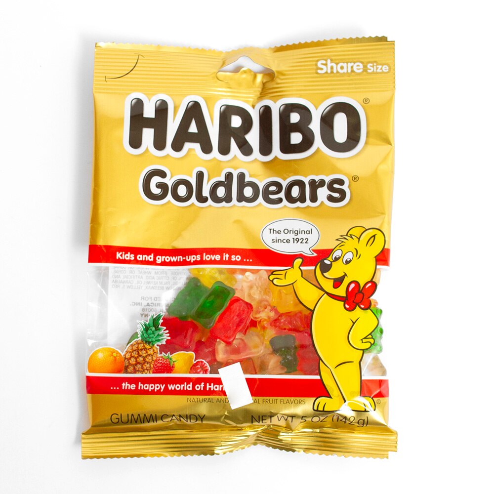 Candy, Food & Beverage, Haribo, Gummy, 5 ounce, 109516, Assorted Flavors